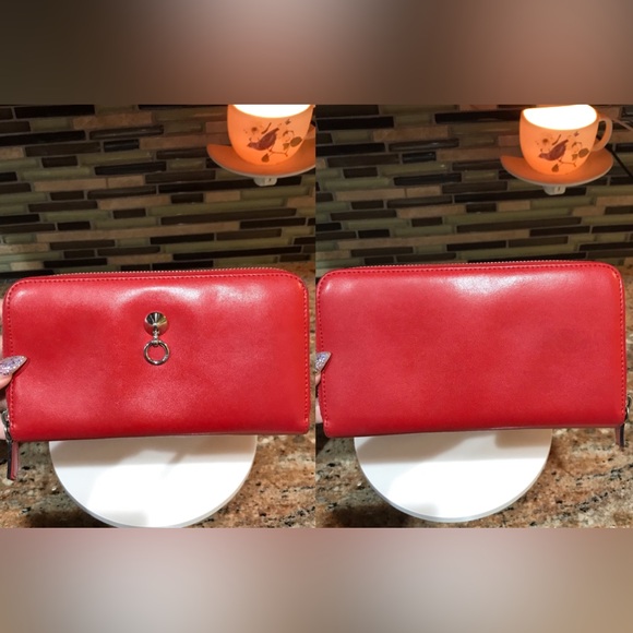 FENDI By the Way Leather Zip Around Wallet- Red π₯β€οΈπ - Picture 11 of 17